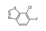 Benzothiazole, 7-chloro-6-fluoro- (9CI) structure