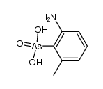 (2-amino-6-methyl-phenyl)-arsonic acid结构式