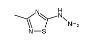 3-Methyl-1,2,4-thiadiazol-5(2H)-one hydrazone结构式