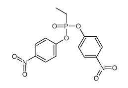 1-[ethyl-(4-nitrophenoxy)phosphoryl]oxy-4-nitrobenzene结构式