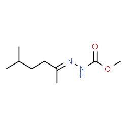 Hydrazinecarboxylic acid,(1,4-dimethylpentylidene)-,methyl ester (9CI) Structure