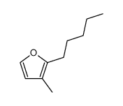3-methyl-4-pentylfuran Structure