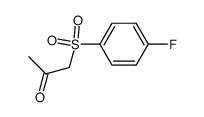 1-(4-fluorophenylsulfonyl)propan-2-one结构式