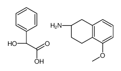 (S)-2-Amino-5-methoxytetralin (S)-mandelate structure