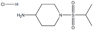 1-(isopropylsulfonyl)piperidin-4-amine hydrochloride Structure