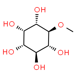 6α-Methoxycyclohexane-1β,2β,3β,4α,5β-pentol结构式