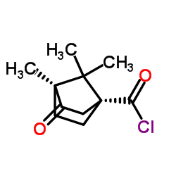 4,7,7-Trimethyl-3-oxobicyclo[2.2.1]heptane-1-carbonyl chloride Structure