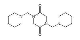 1,4-bis-piperidinomethyl-piperazine-2,5-dione结构式