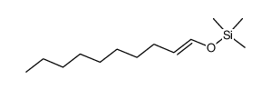 (E)-1-(trimethylsiloxy)-1-decene Structure