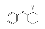 (+/-)-rel-((1RS,2SR)-2-chlorocyclohexyl)phenylselenide结构式