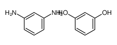 benzene-1,3-diamine,benzene-1,3-diol Structure