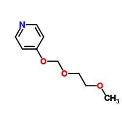 Pyridine, 4-[(2-methoxyethoxy)methoxy]- (9CI) structure