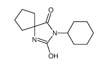 3-cyclohexyl-1,3-diazaspiro[4.4]nonane-2,4-dione Structure