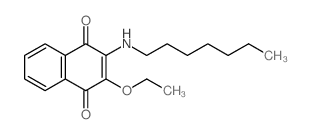 1,4-Naphthalenedione,2-ethoxy-3-(heptylamino)-结构式