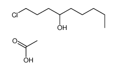acetic acid,1-chlorononan-4-ol结构式