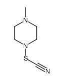 Piperazine, 1-methyl-4-thiocyanato- (9CI) Structure
