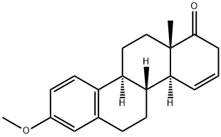 3-Methoxy-D-homoestra-1,3,5(10),15-tetren-17a-one结构式