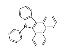 9-phenyl-9H-dibenzo[a,c]carbazole结构式