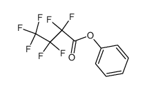 phenyl heptafluorobutyrate Structure