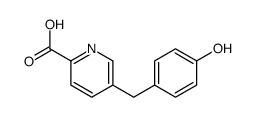 5-[(4-Hydroxyphenyl)methyl]-2-pyridinecarboxylic acid结构式