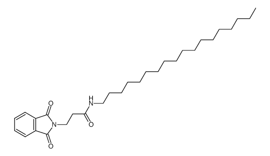 N-Octadecyl-3-phthalimidylpropionamid结构式