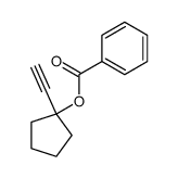 benzoic acid-(1-ethynyl-cyclopentyl ester) Structure
