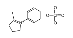 5-methyl-1-phenyl-3,4-dihydro-2H-pyrrol-1-ium,perchlorate Structure