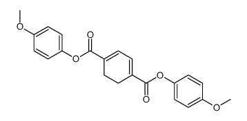 bis(4-methoxyphenyl) cyclohexa-1,3-diene-1,4-dicarboxylate Structure