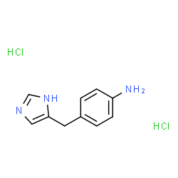 4-(1H-IMIDAZOL-4-YLMETHYL)-PHENYLAMINE 2HCL结构式