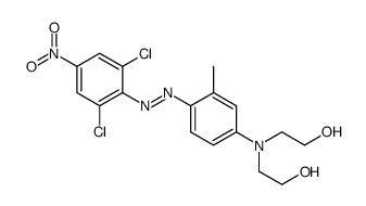 2,2'-[[4-[(2,6-dichloro-4-nitrophenyl)azo]-3-methylphenyl]imino]bisethanol Structure