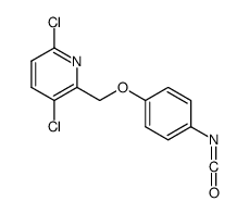 3,6-dichloro-2-[(4-isocyanatophenoxy)methyl]pyridine Structure