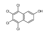 5,6,7,8-tetrachloronaphthalen-2-ol结构式