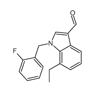 1H-Indole-3-carboxaldehyde,7-ethyl-1-[(2-fluorophenyl)methyl]-(9CI) picture