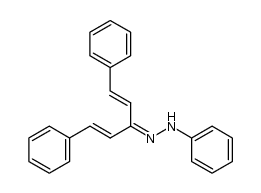 1-((1E,4E)-1,5-diphenylpenta-1,4-dien-3-ylidene)-2-phenylhydrazine Structure