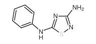 3-AMINO-5-PHENYLAMINO-1,2,4-THIADIAZOLE Structure