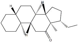 5α-Pregnan-12-one结构式