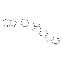 1-Piperidineacetamide,4-(2-benzothiazolyl)-N-(4-phenoxyphenyl)-(9CI) picture