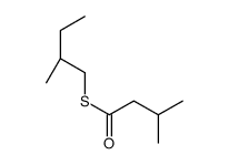 S-[(2S)-2-methylbutyl] 3-methylbutanethioate Structure