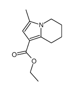 ethyl 3-methyl-5,6,7,8-tetrahydroindolizine-1-carboxylate Structure