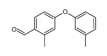 2-methyl-4-(3-methylphenoxy)benzaldehyde结构式