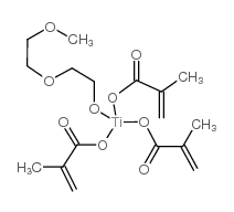 titanium trimethacrylate methoxyethoxyethoxide结构式