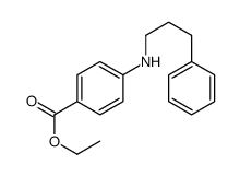 ethyl 4-(3-phenylpropylamino)benzoate Structure