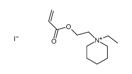 2-(1-ethylpiperidin-1-ium-1-yl)ethyl prop-2-enoate,iodide结构式