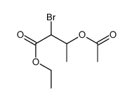 ethyl 3-acetyloxy-2-bromobutanoate Structure