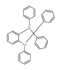 (2-diphenylbismuthanylphenyl)-diphenyl-arsane结构式