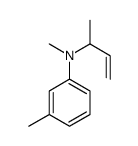 N-but-3-en-2-yl-N,3-dimethylaniline Structure