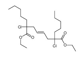 diethyl 2,7-dichloro-2,7-dipentyloct-4-enedioate Structure