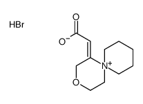 2-(3-oxa-6-azoniaspiro[5.5]undecan-5-ylidene)acetic acid,bromide Structure