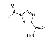 1-acetyl-1,2,4-triazole-3-carboxamide结构式