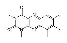 1,3,7,8,9-pentamethylbenzo[g]pteridine-2,4-dione Structure